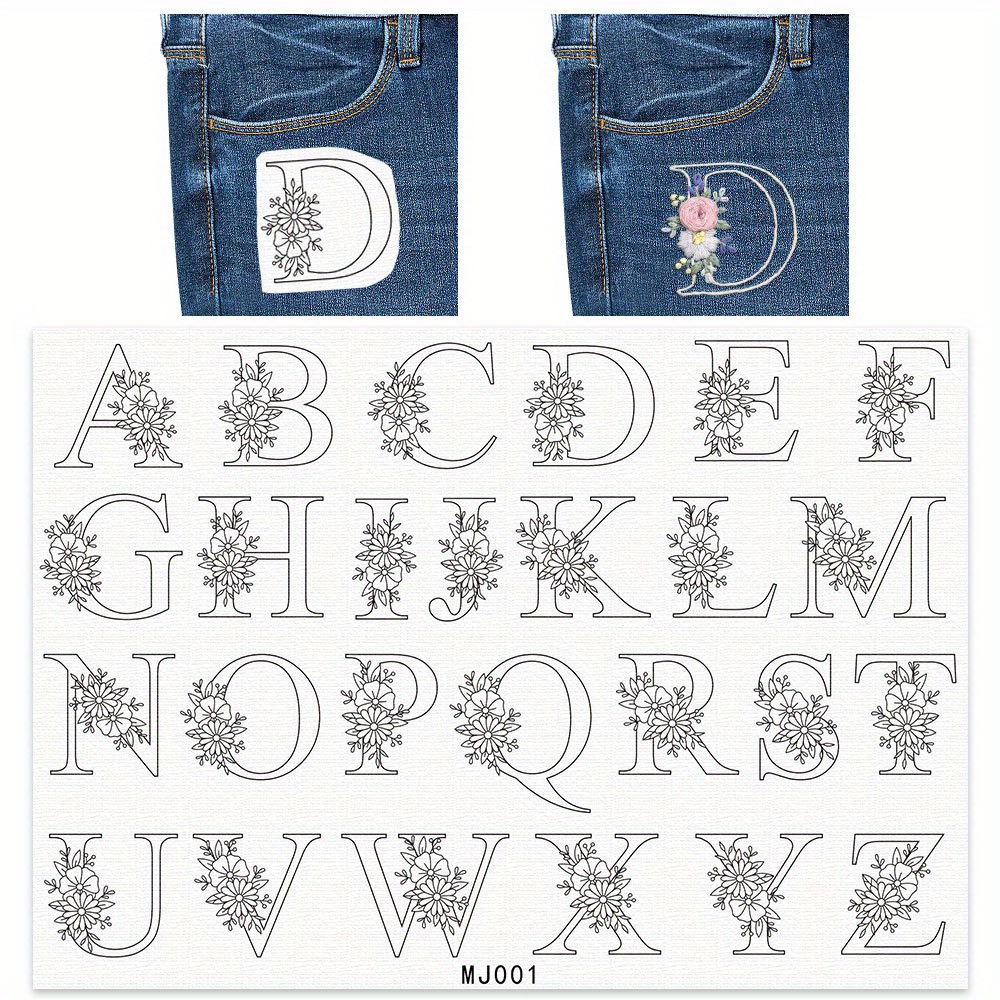 Çiçekli D Harfi Tasarımlı 1 Ad - Embroidery Meaning incelemesi ve fiyatı