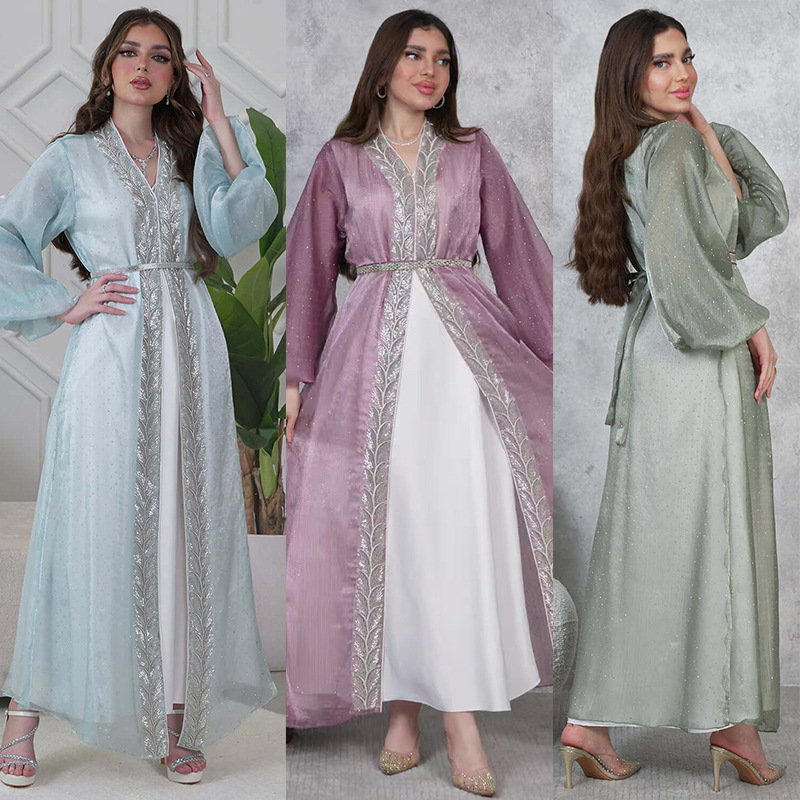 2 adet müslüman kadın elbise D - Embroidery Kebaya incelemesi ve fiyatı