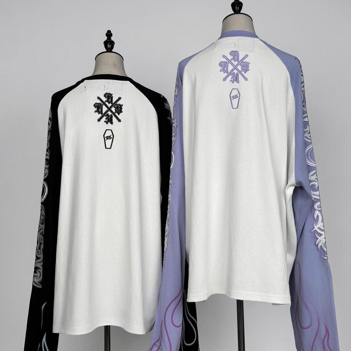 Y2K Japon Harajuku Sokak Giyim - Embroidery Cotton Shirt incelemesi ve fiyatı