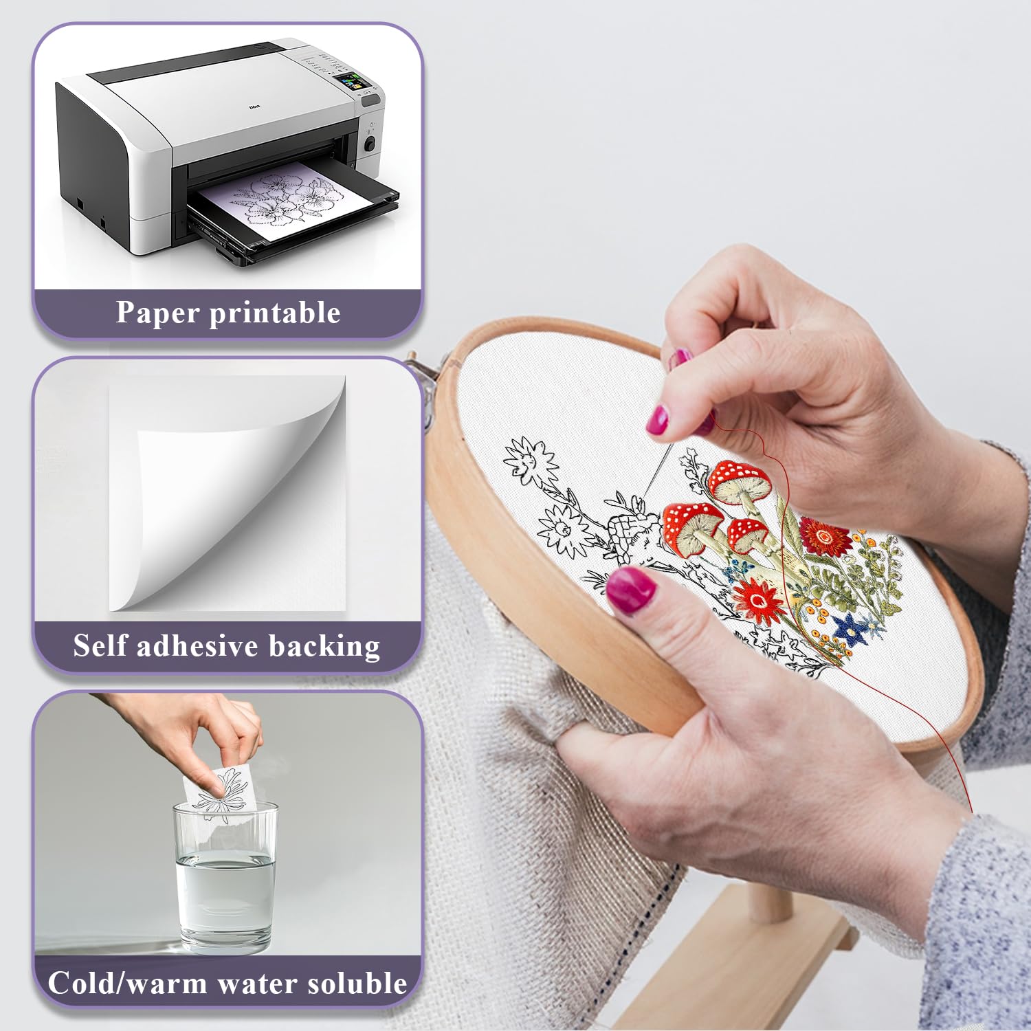 10/5 adet Suda Çözünür Nakış S - Embroidery Meaning incelemesi ve fiyatı