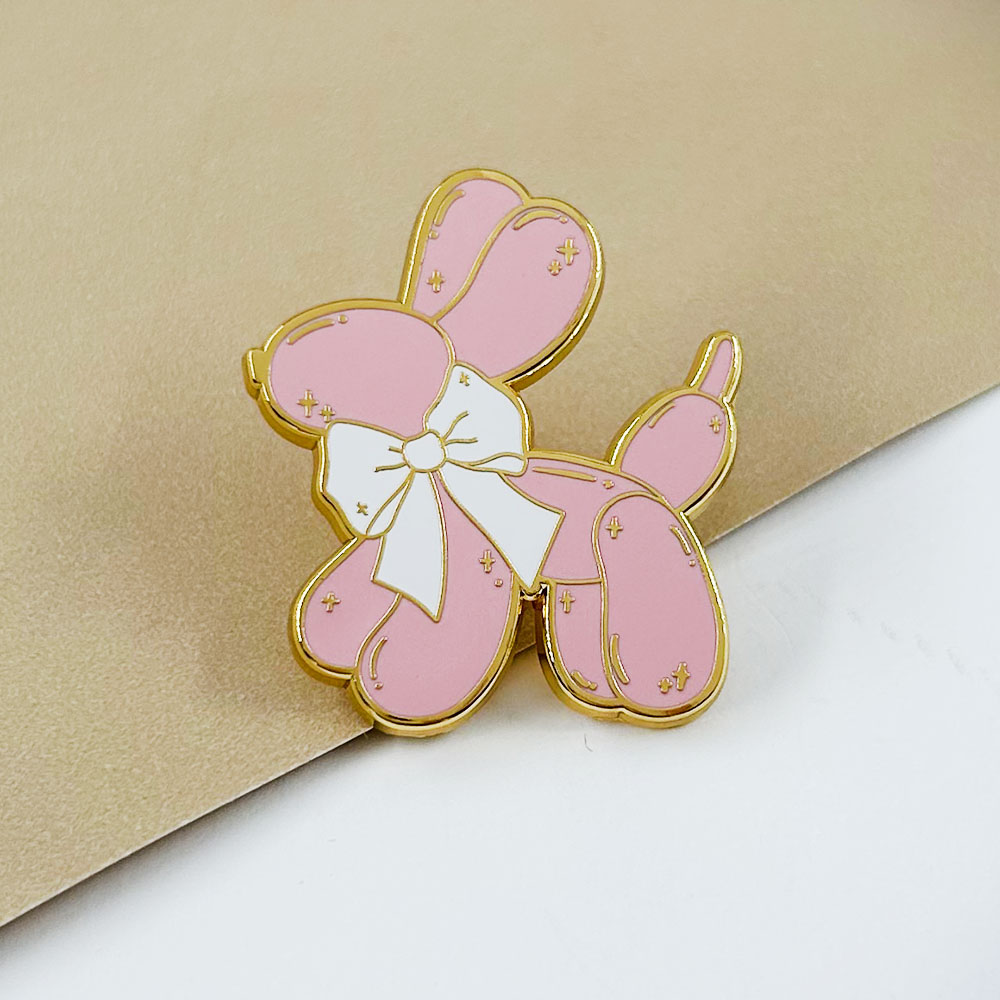 Pembe Balon Köpek Emaye Pin Se - Embroidery Bali incelemesi ve fiyatı